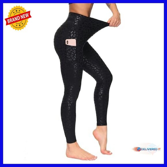 High Waist Tummy Control Yoga Pants with Deep Pockets - Medium - Picture 2 of 8